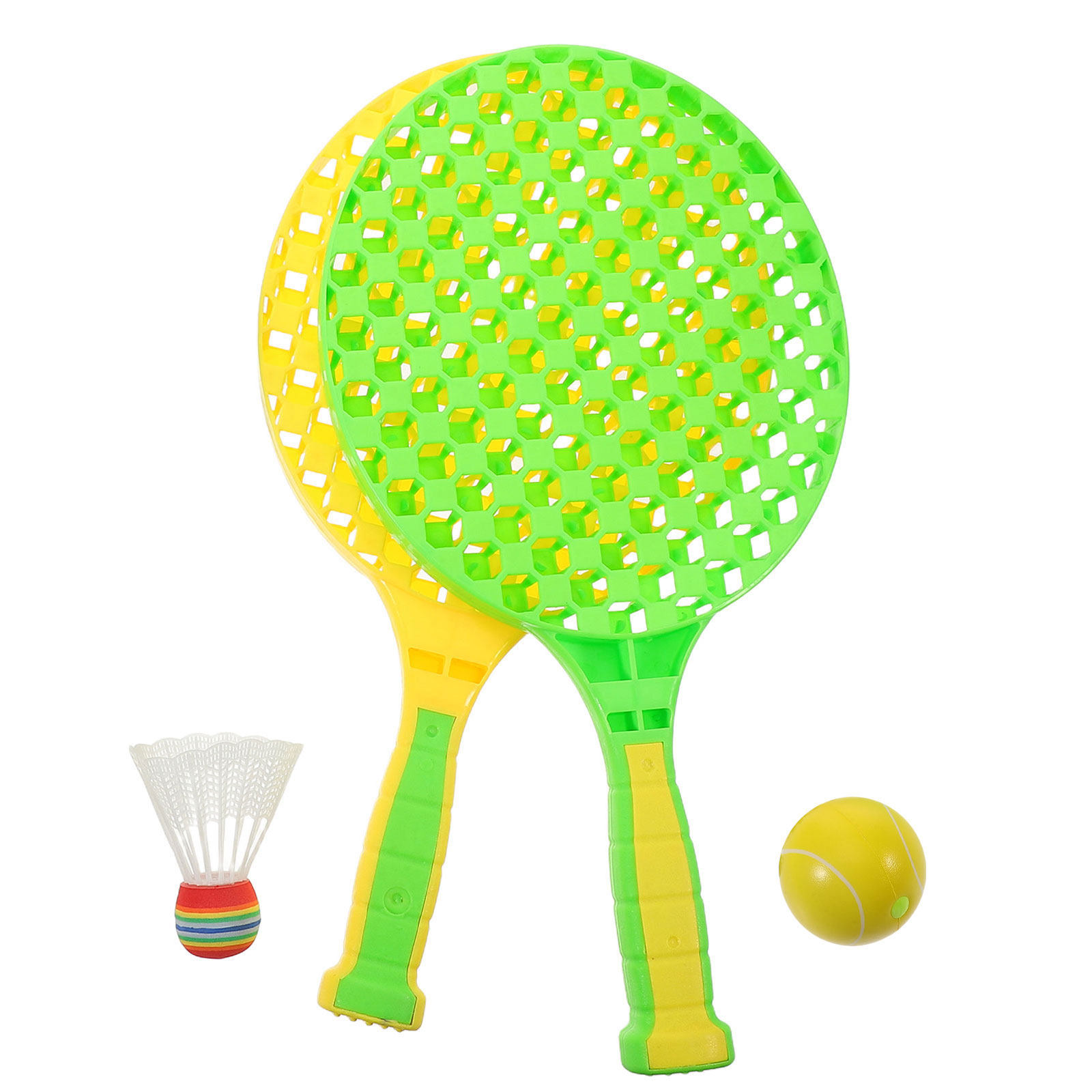 Badminton Shuttlecock - 1 conjunto de raquetes de badminton