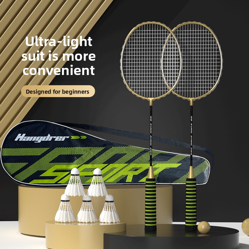 Badminton Racket Carbon - Conjunto de Raquetes de Badminton em