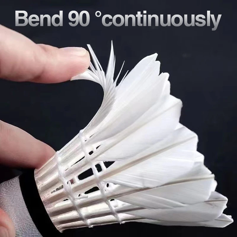 Novos bolas de badminton de pe - Feather Shuttlecock avaliação e preço