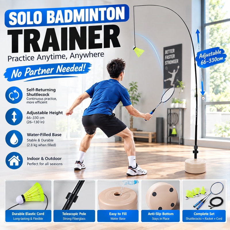 Conjunto de Treino de Badminto - Badminton Shuttlecock avaliação e preço